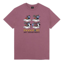 Pass-Port Art Department Tee Washed Berry