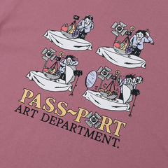 Pass-Port Art Department Tee Washed Berry