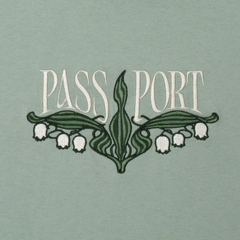 Pass-Port Lily of the Valley Tee Stonewash Green