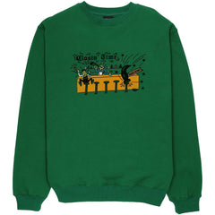 Pass-Port Closin' Time Sweater Kelly Green