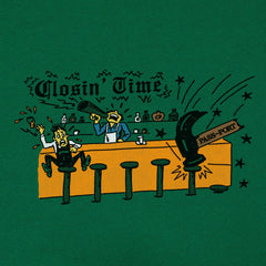 Pass-Port Closin' Time Sweater Kelly Green