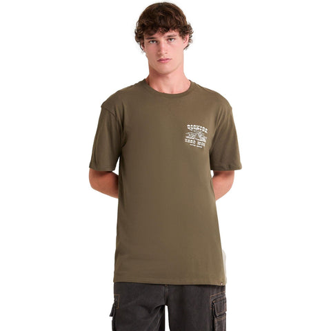 Dickies Motor Service Tee Rinsed Moss