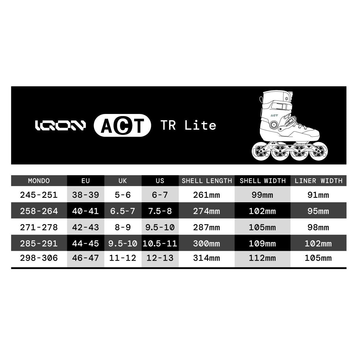 IQON ACT TR Lite Inline Skates