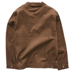 S Double Corduroy Shop Jacket Chocolate