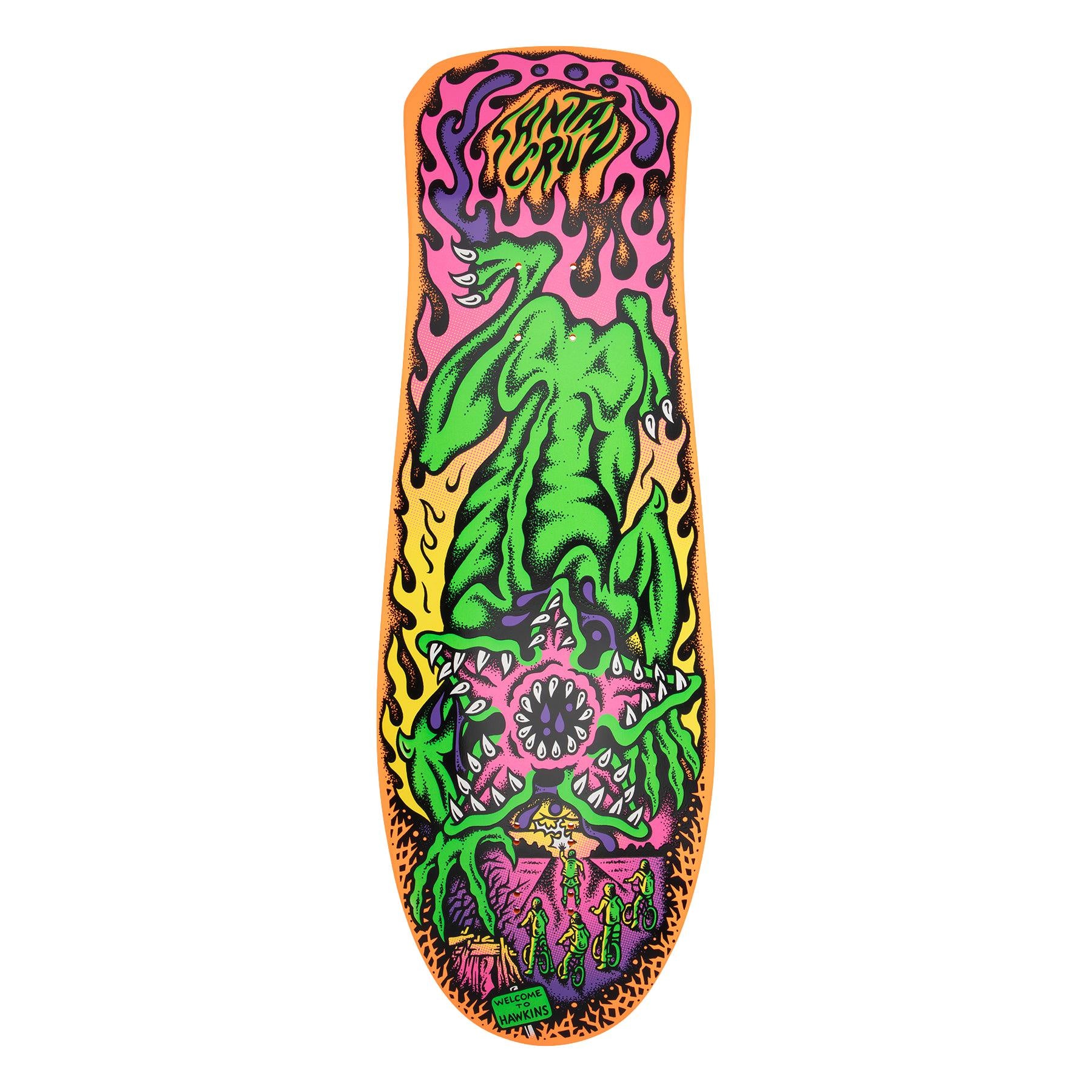 Santa Cruz x Stranger Things Salba Demogorgon Skateboard Deck 10.3
