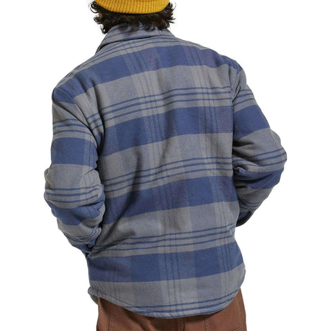 Brixton Durham Lined Jacket Washed Navy / Beige