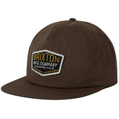 Brixton Coleson Snapback Cap Brown