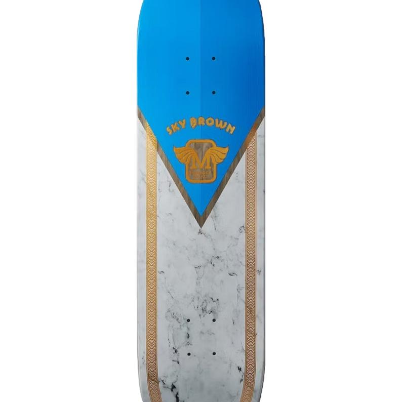 Monarch Atelier R7 Sky Brown Blue Skateboard Deck 8.125