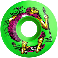 Bones OG 100s Neonderthal V4 Wide 52mm Green