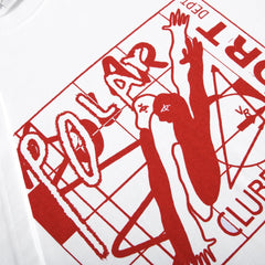 Polar Skate Co Clubb Inc Tee White / Red