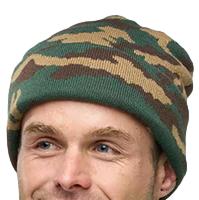 Flexfit Green Camo Beanie