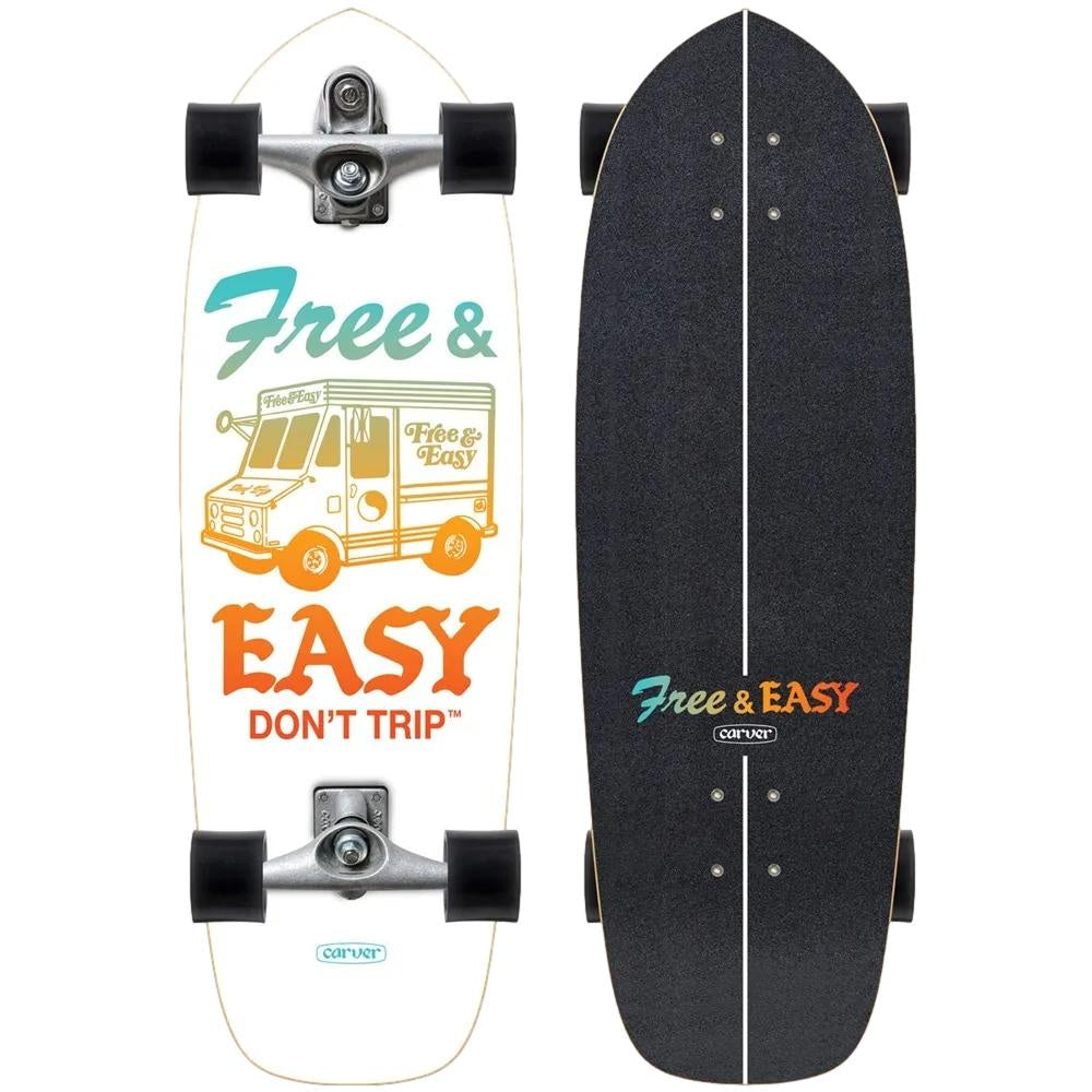 Carver Free Easy Peleta C7 Surf Skate 9.75" x 30.75"