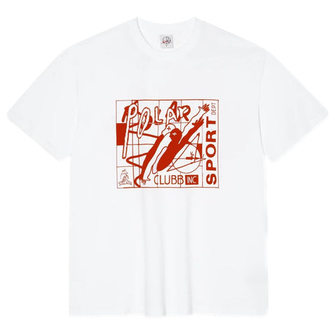 Polar Skate Co Clubb Inc Tee White / Red