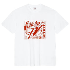 Polar Skate Co Clubb Inc Tee White / Red