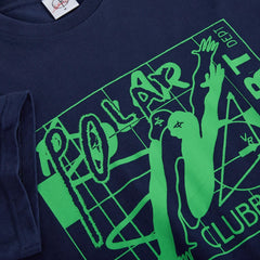 Polar Skate Co Clubb Inc Tee Dark Blue / Green