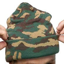 Flexfit Green Camo Beanie