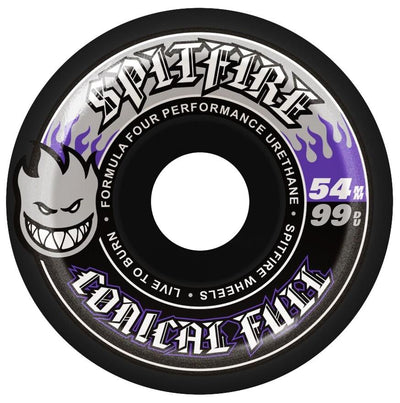 Spitfire Formula Four Conical Full Black/Purple 99A 54mm Skateboard Wheels