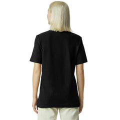 American Apparel Pique Unisex Mockneck T-Shirt Black