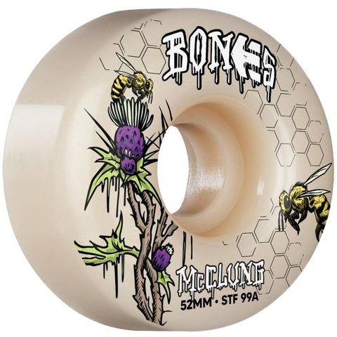Bones STF McClung Etnies Collab V1 Skateboard Wheels 52mm 99A