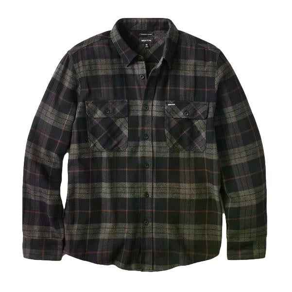 Brixton Flannel Bowery Black / Charcoal