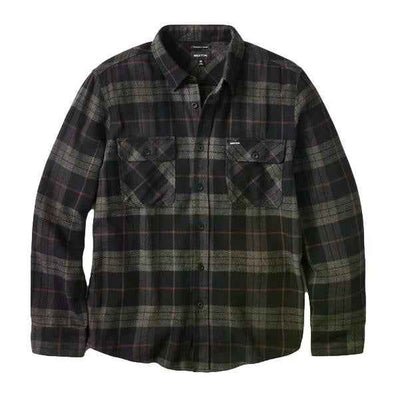 Brixton Flannel Bowery Black / Charcoal