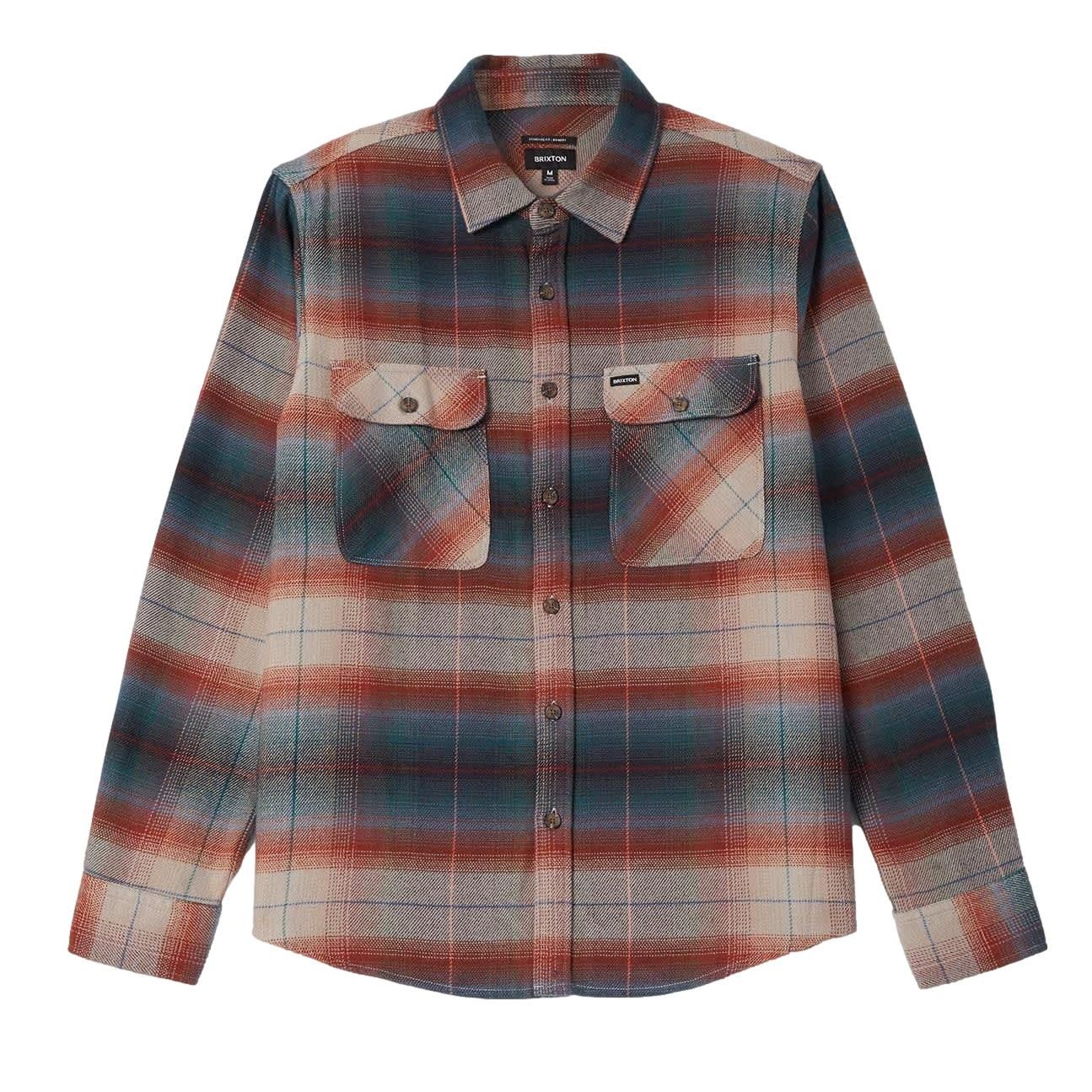 Brixton Bowery Flannel Shirt Multi Shadow