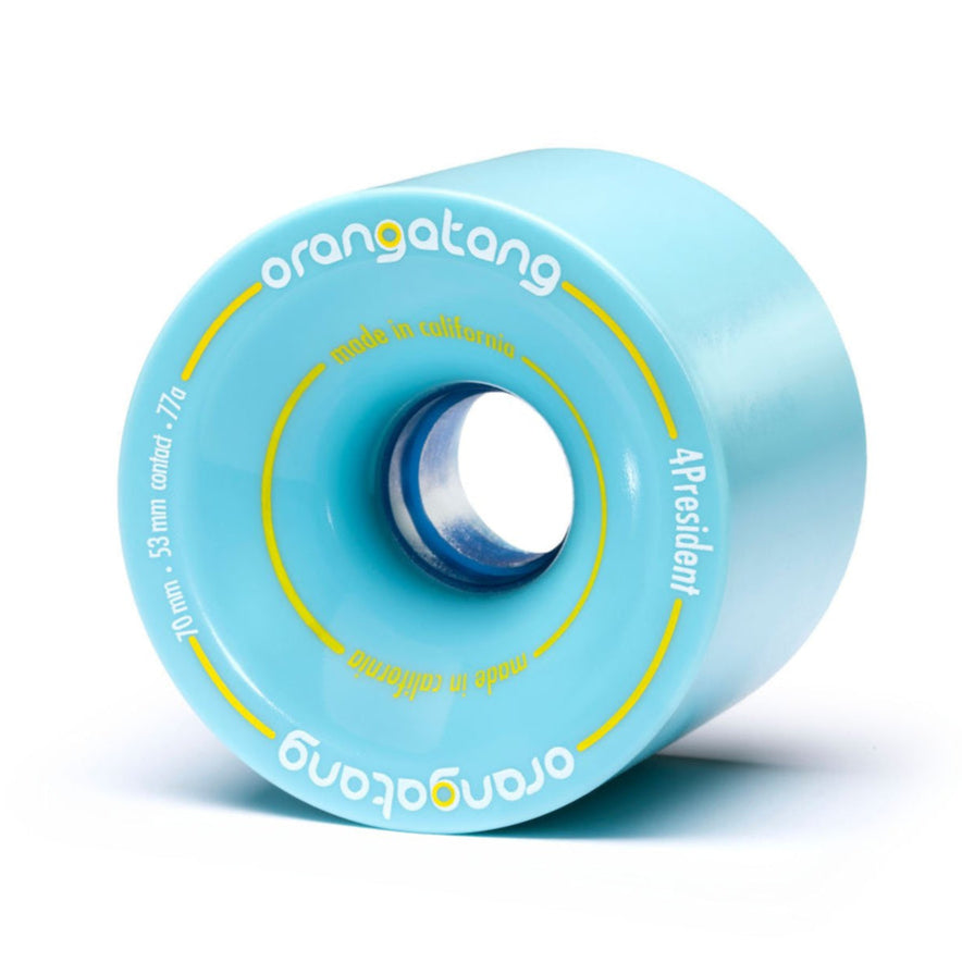 Orangatang 4President Blue 70mm / 77a Longboard Wheels