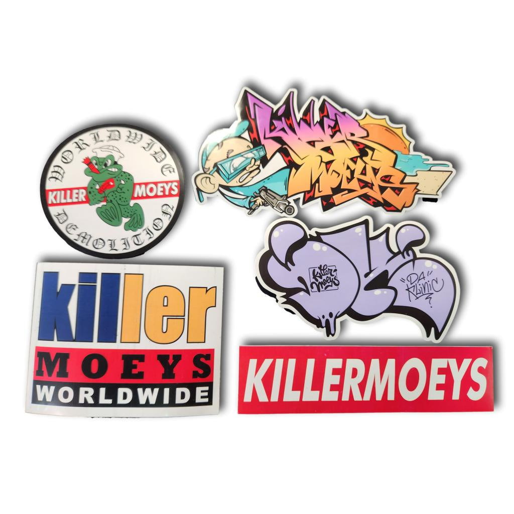 Killer Moeys Sticker 5 Pack