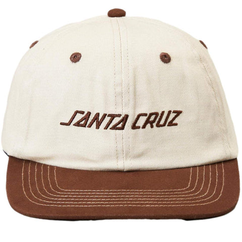 Santa Cruz Slam Snapback Cap Concrete / Brown