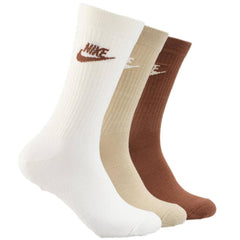 Nike SB Everyday Essential Crew Socks Brown / Beige / Tan