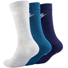 Nike Everyday Essential Crew Sock Blue / Grey
