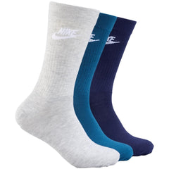 Nike Everyday Essential Crew Sock Blue / Grey