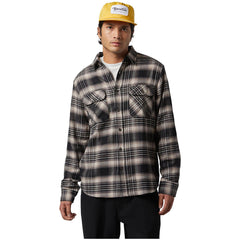 Brixton Bowery Flannel Shirt Black / Beige