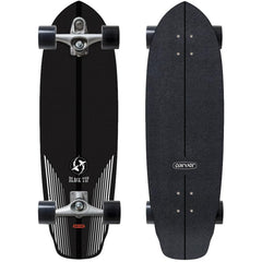 Carver Black Tip Carbon Fiber C7 32.5" x 9.875" SurfSkate