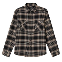 Brixton Bowery Flannel Shirt Black / Beige