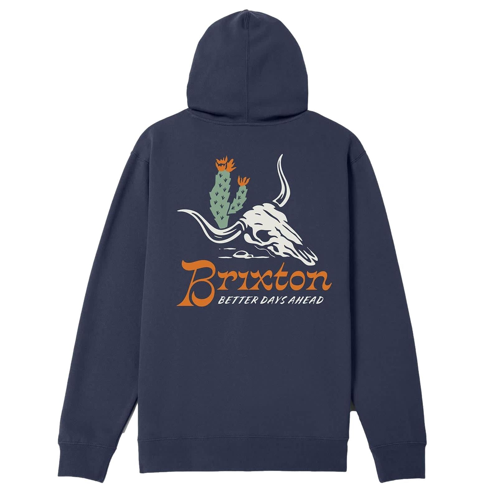 Brixton Barren Hood Washed Navy