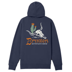 Brixton Barren Hood Washed Navy