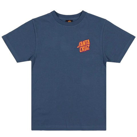 Santa Cruz Youth Summer 76 T-Shirt Dark Blue