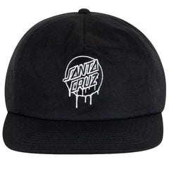 Santa Cruz Drip Dot Snapback Cap Black