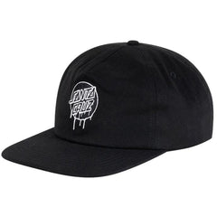 Santa Cruz Drip Dot Snapback Cap Black