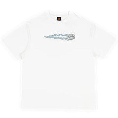 Santa Cruz Flaming Dice T-Shirt White
