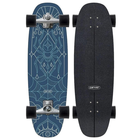 Carver Blue Widow CX Surf Skate 9.875" x 33"