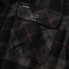 Brixton Flannel Bowery Black / Charcoal