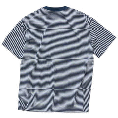 S-Double Pocket Stripe Shirt Navy