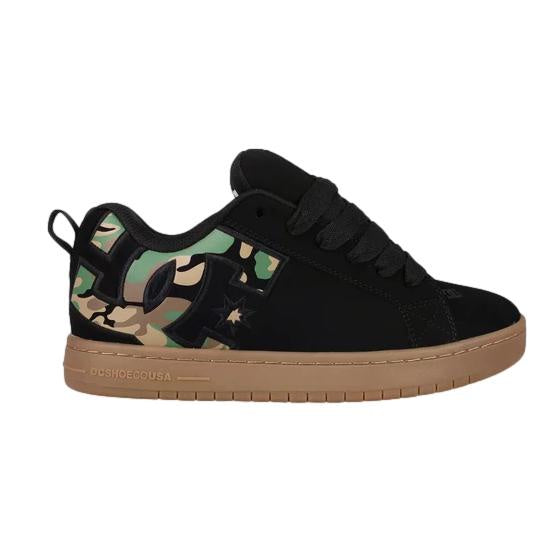 DC Court Graffik Mens Shoe Black / Camo / Gum