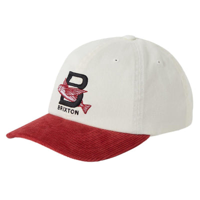 Brixton Flying fish Snapback Off White / Amber Cap