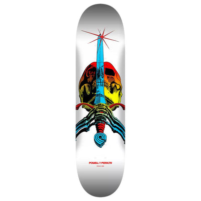 Powell Peralta Ripper Yellow Fade White Skate Deck
