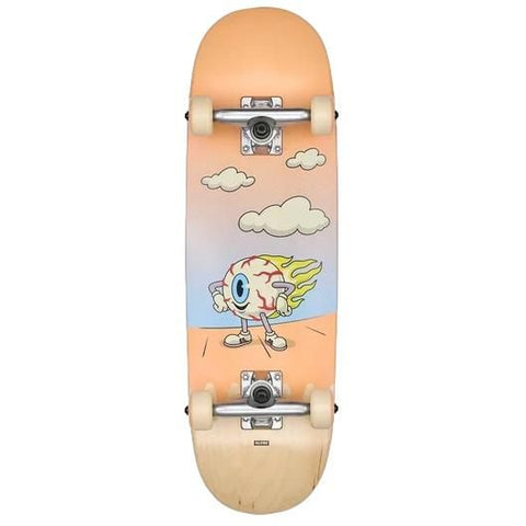 Globe Flaming Eye Kids Softie Wide Mini Complete Skateboard 7.9"