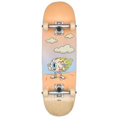 Globe Flaming Eye Kids Softie Wide Mini Complete Skateboard 7.9"