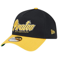 New Era Pittsburgh Pirate 39THIRTY Adjustable A Frame Cap Black / Yellow